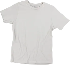 Plain White T Shirt Isolated PNG Image