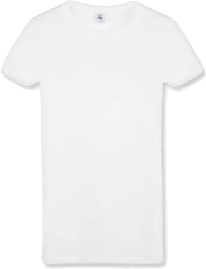 Plain White T Shirt Isolated PNG Image