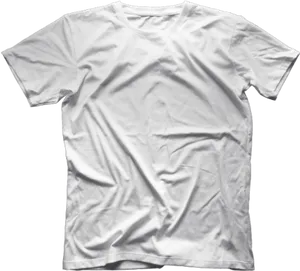 Plain White T Shirt Template PNG Image