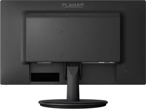 Planar Monitor Rear View PNG Image