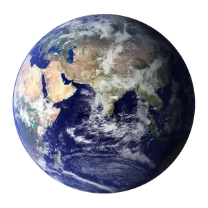 Planet Earth From Space PNG Image