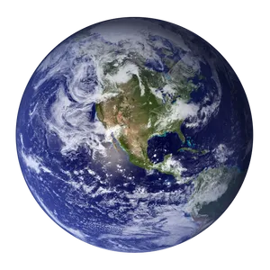 Planet Earth From Space PNG Image