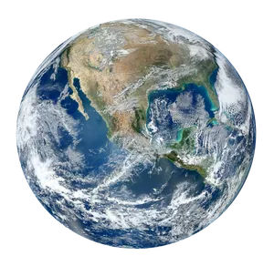 Planet Earth From Space PNG Image