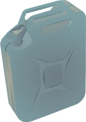 Plastic Jerry Can3 D Render PNG Image