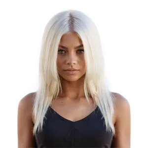 Platinum Blond Hair Png Vrk55 PNG Image