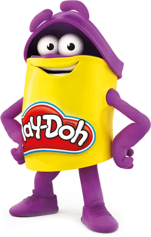 Play Doh Character Smiling PNG Image