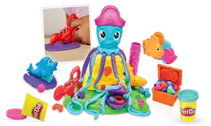 Play Doh Octopus Fun Creation Set PNG Image