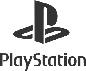 Play Station Logo Blue Background PNG Image