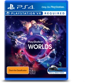 Play Station V R Worlds P S4 Game Cover PNG Image