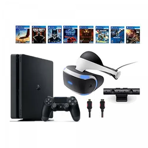 Play Station4and V R Gaming Setup PNG Image