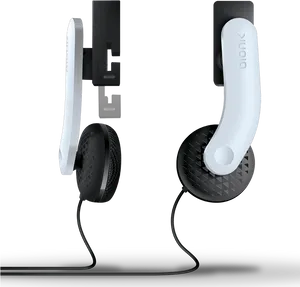 Play Station5 Headset Design PNG Image