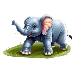 Playful Baby Elephant Art Png 71 PNG Image