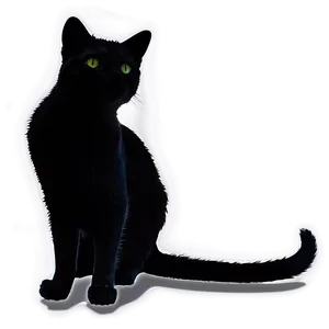 Playful Cat Silhouette Png Pxe PNG Image