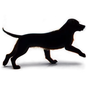 Playful Dog Silhouette Png 91 PNG Image