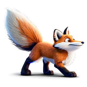 Playful Fox Tail Cartoon Png 69 PNG Image