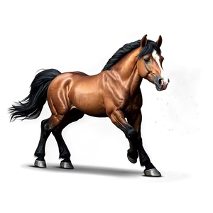 Playful Horse Cartoon Png Tpl PNG Image