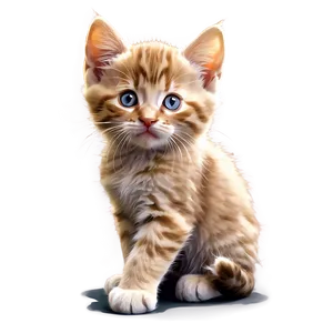 Playful Kitten Vector Art Png 50 PNG Image