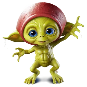 Playful Little Alien Png 06292024 PNG Image