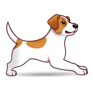 Playful Small Dog Outline Png Mhi PNG Image