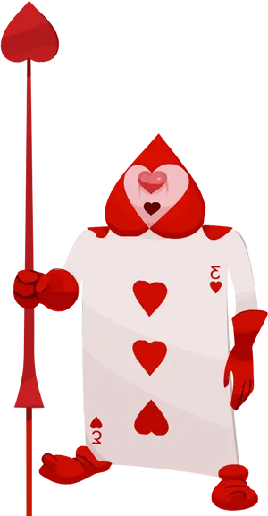 Playing Card Guard Alice In Wonderland PNG Image