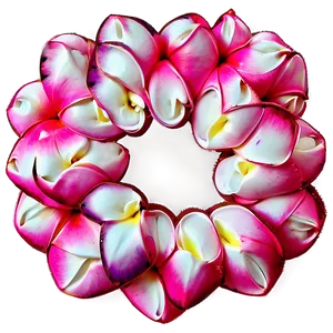 Plumeria Hawaiian Lei Png Byf PNG Image