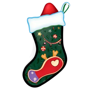 Plush Christmas Stocking Png Rqc PNG Image