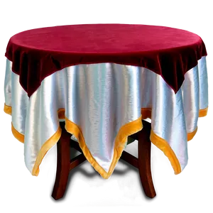 Plush Velvet Table Cloth Png Rra80 PNG Image