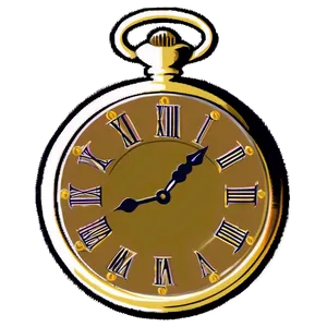 Pocket Watch Clock Clipart Png 75 PNG Image