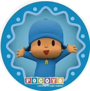 Pocoyo Character Promo PNG Image