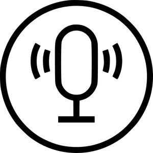 Podcast Microphone Icon PNG Image