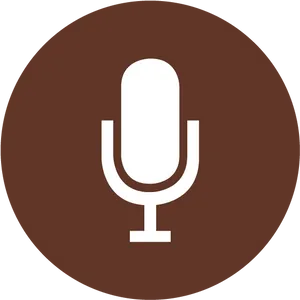 Podcast Microphone Icon PNG Image