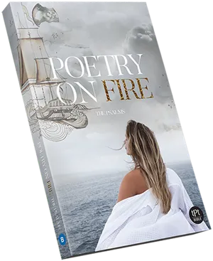 Poetry On Fire Book Cover PNG Image