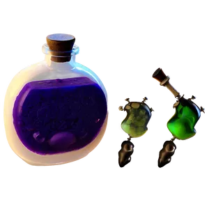 Poison Potion Bottle Png Ywt17 PNG Image