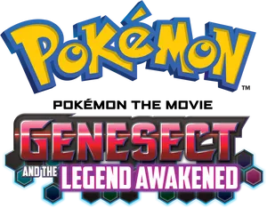 Pokemon Genesect Legend Awakened Logo PNG Image