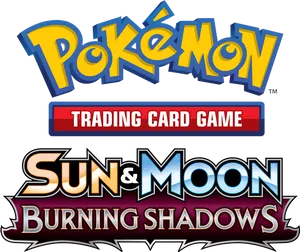 Pokemon T C G Sunand Moon Burning Shadows Logo PNG Image