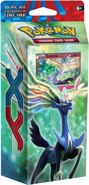 Pokemon Xerneas Card Packaging PNG Image