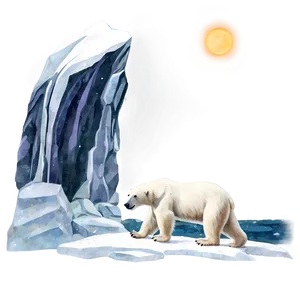 Polar Bear Illustration Png Ahl PNG Image