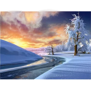 Polar Blizzard Scenery Png Xxe PNG Image