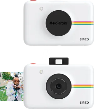 Polaroid Snap Instant Camera PNG Image