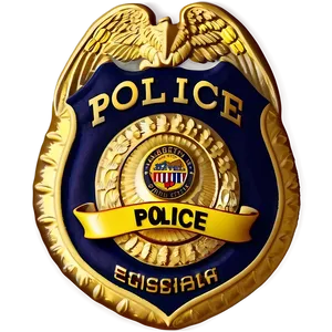 Police Badge Illustration Png 05252024 PNG Image