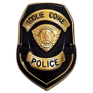 Police Badge Illustration Png 4 PNG Image