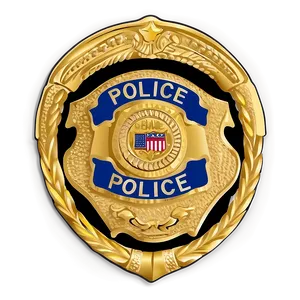 Police Badge Illustration Png Etb84 PNG Image