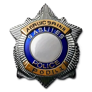 Police Badge With Name Tag Png Enu38 PNG Image