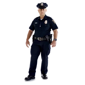 Police Officer With Flashlight Png Afr88 PNG Image