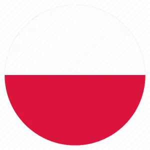 Polish National Flag Graphic PNG Image