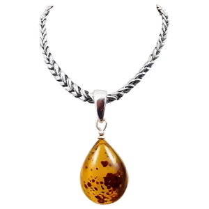 Polished Amber Pendant Png Qmr PNG Image