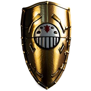 Polished Gold Shield Png Rih PNG Image