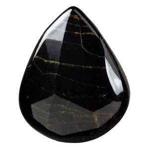 Polished Obsidian Gemstone Png 23 PNG Image