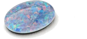 Polished Opal Gemstone Texture PNG Image