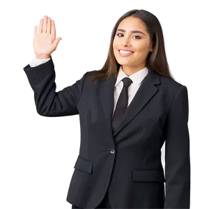 Polite Person Waving Png Ipn PNG Image